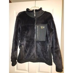 Mountain Hardwear Monkey Fleece Jacket Full Zip- Black Size‎ Large